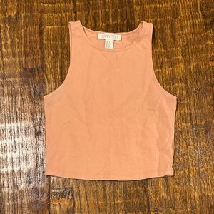 Forever 21 Blush Pink Tank Top Fitted Staple Stretchy Boho Preppy Chic Grunge